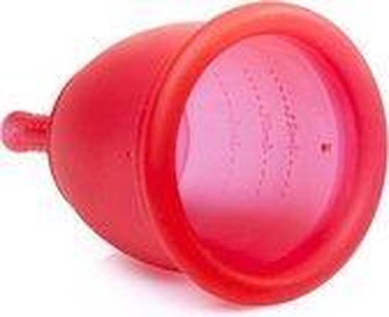 Ruby cup herbruikbare menstruatiecup - Medium - Rood