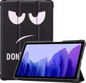 Samsung Galaxy Tab A7 (2020) Hoes - Book Case met TPU cover - Don't Touch Me