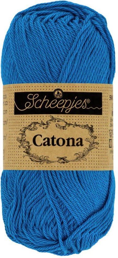 Scheepjes Catona 50 gram - 201 Electric Blue
