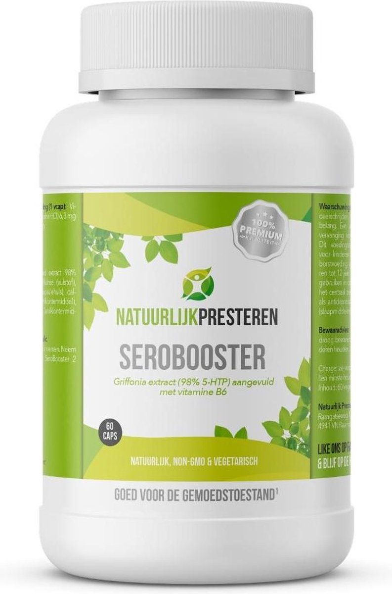 Natuurlijk Presteren SeroBooster - Serotonine booster met natuurlijke 5-HTP  uit... | bol.com