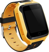 Mayma Kinder GPS Horloge - Geel - Smartwatch - Flashlight - Inclusief Track App - Inclusief simkaart