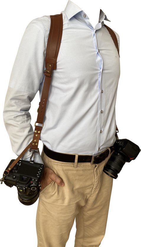 Phonaddon Harnais en cuir Sangle d'appareil photo SLR / DSLR SLR (droite et  gauche) | bol