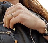 Zilveren infinity ring zirkonia | Ringmaat 18