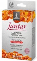 Farmona Jantar Essence of Tradition Proteïne kuur. Eiwitbehandeling met amber-extract voor beschadigd haar (17 ml + 15 ml + 5 ml).  Protein treatment with amber extract for damaged hair.