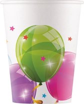 Ballonnen Bekers Party Versiering Karton 200ml 8st