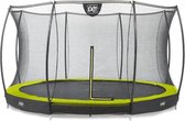 EXIT Silhouette inground trampoline rond ø305cm - groen
