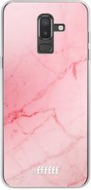 Samsung Galaxy J8 (2018) Hoesje Transparant TPU Case - Coral Marble #ffffff