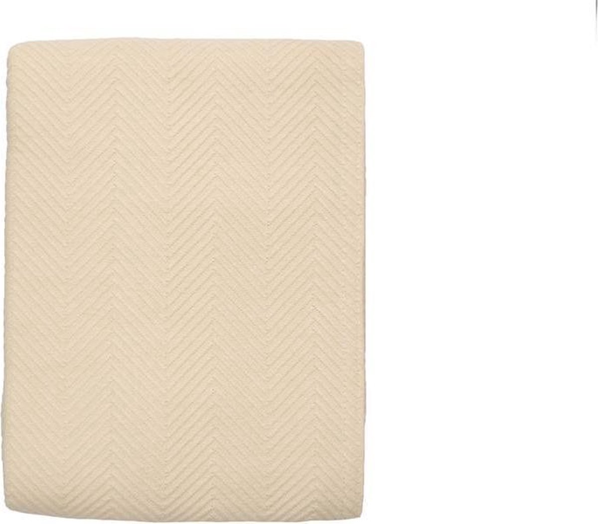 Snoozing Spiga - Bedsprei - Eenpersoons - 180x260 cm - Beige