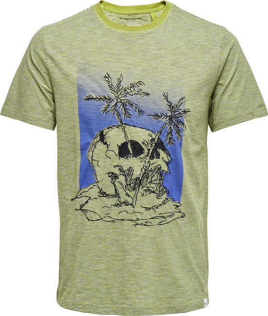 Only & Sons Ebbe Heren T-shirt - Moss - Maat XL