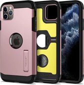 Hoesje Apple iPhone 11 Pro - Spigen Tough Armor XP Case - Roze/Goud