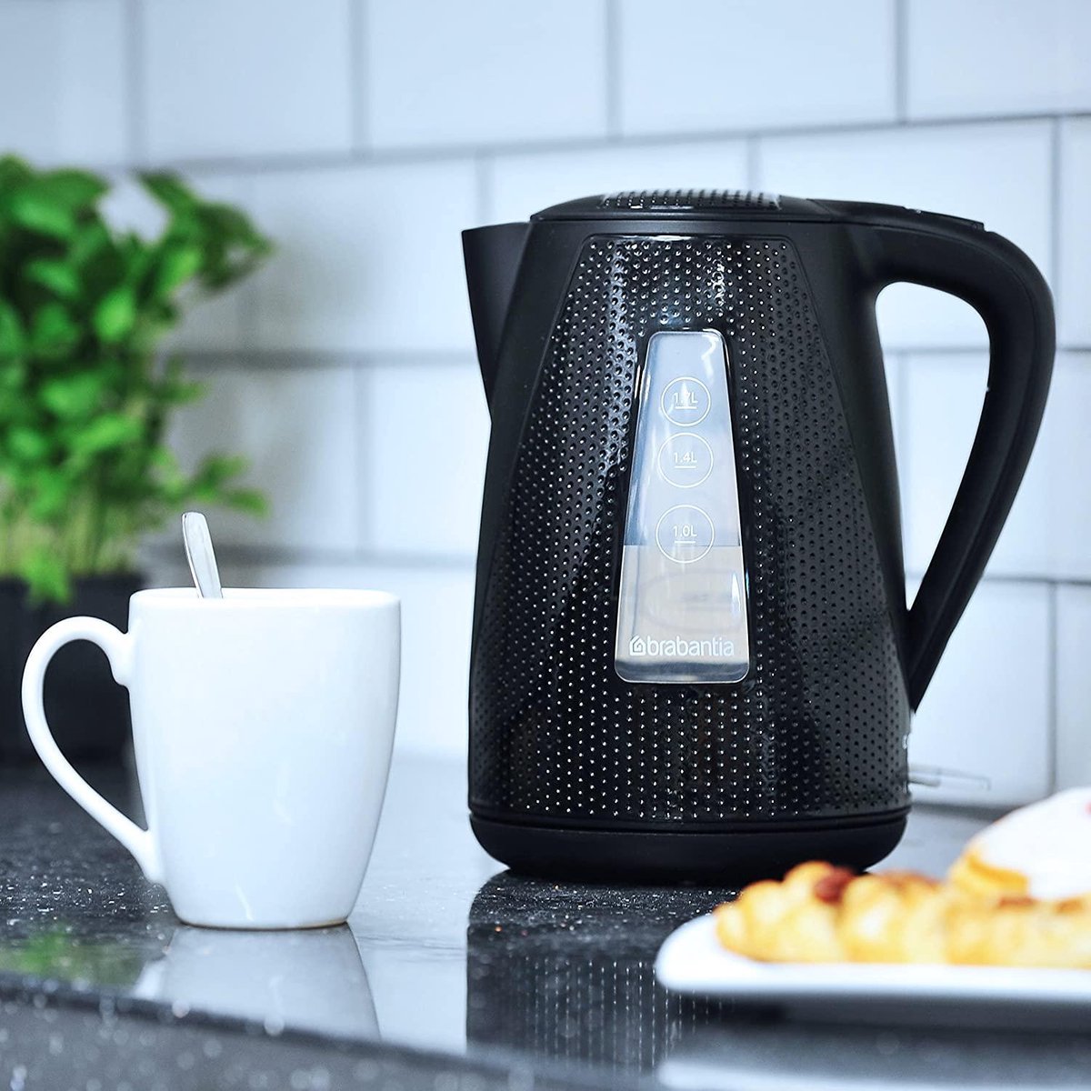 Brabantia BBEK1013KBK Waterkoker - Elektrisch - 1,7 Liter - 2150 Watt - Zwart — afbeelding 4
