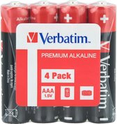 Verbatim Alkaline batterij AAA 4x(#49500)