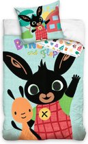 Bing Bunny Dekbedovertrek Flop - Eenpersoons - 140  x 200 cm - Multi