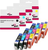 Compatible HP 364XL bk/c/m/y inkt cartridges van Go4inkt - 12 stuks - Zwart, Cyaan, Magenta, Yellow - Huismerk inktpatronen