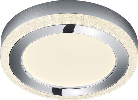 LED Plafondlamp - Plafondverlichting - Trion Slodan - 16W - Aanpasbare Kleur - Afstandsbediening - Dimbaar - Rond - Mat Wit - Kunststof