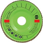 Reca Lamellenschijf T-Mop 125 mm K40 kom Keramiek  (10 stuks)