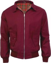 Harrington Jas - Donker Rode Jas - Heren Jassen zomer – Maat 3XL