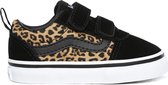 Vans TD Ward V Meisjes Sneakers - (Cheetah) Black/White - Maat 21
