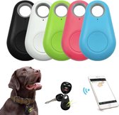 Bluetooth gps tracker - GPS tracker met voicerecorder - Sleutelhanger tracking volg systeem voor kind / hond / kat / bagage inclusief alarmfunctie / sleutelvinder / zwarte