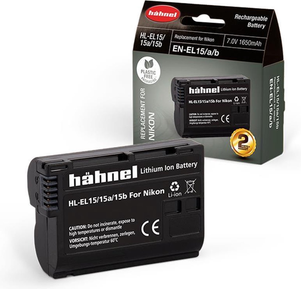 Batterie Li-Ion Hahnel HL-EL15 / 15a / 15b (Nikon EN-EL15) | bol.com
