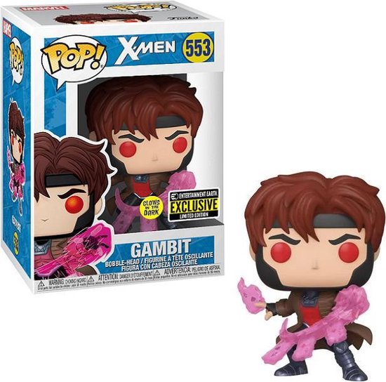 Gambit [Glow-in-Dark] (EE Exc): Fun ko P o p ! Vinyl Figure
