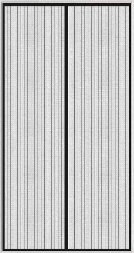 PALMAT magnetische hordeur, houdt insecten, muggen, insecten buiten - voor balkon, schuifdeuren, binnen en buiten (90 x 210 cm)