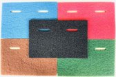 Vloerpad zwart 55 x 35 cm 5 stuks pads passend voor Tomcat Edge stick Excentr 55-35 en Edgefix XL