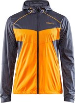 Craft Charge Light Jacket Sportjas Heren - Oranje/Donkergrijs - Maat M