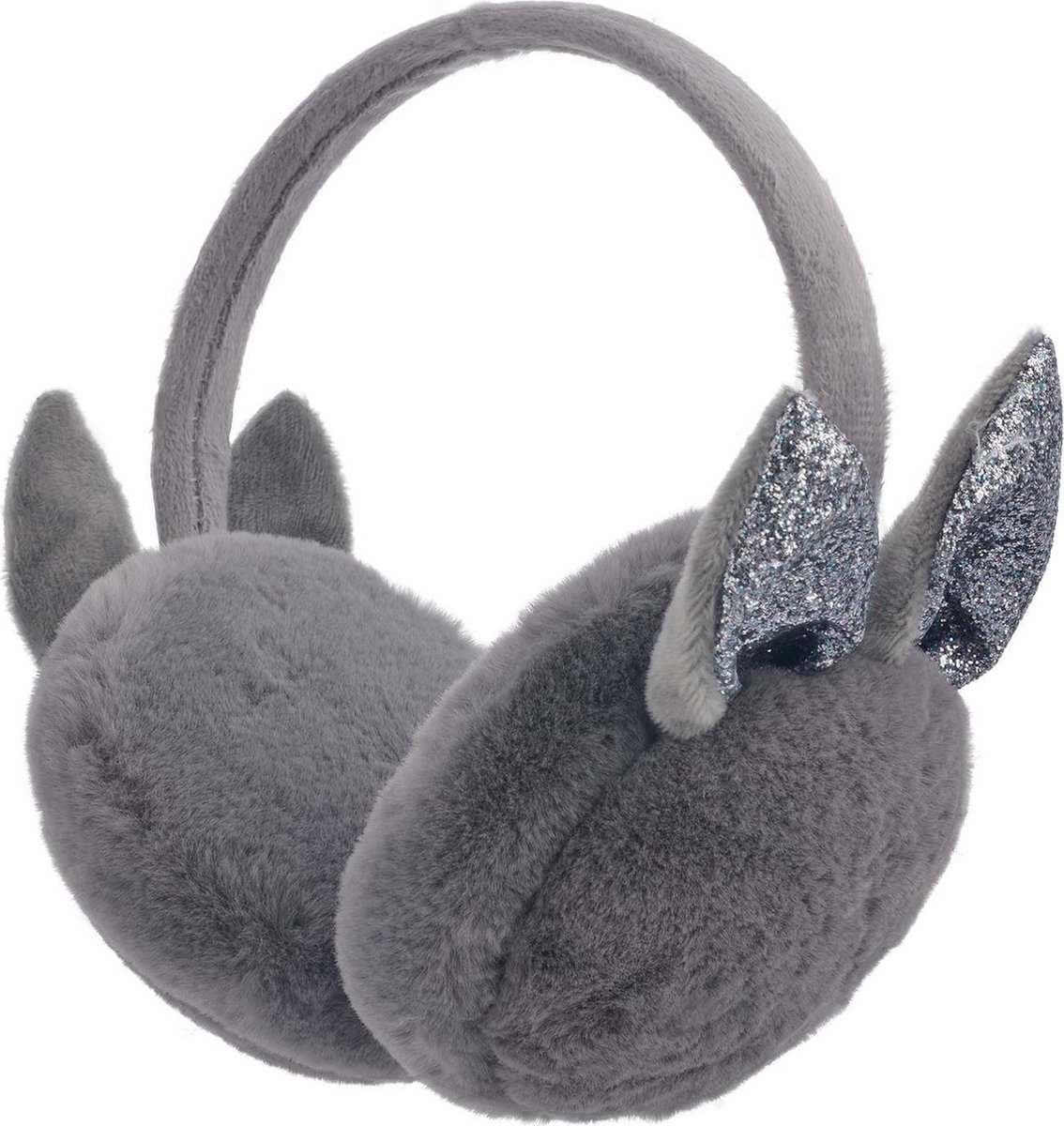 Melady Oorwarmers Kinderen 13 cm Grijs Polyester