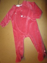 pyjama in velour fuchia noukie's in 9 maand 74