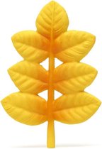 Lanco rubberen bijtspeeltje - Gouden Blad - geel
