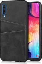 Card Case voor Samsung Galaxy S9 | PU Leren Back Cover | Luxe Telefoonhoesje | Pasjeshouder | Zwart