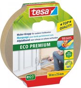 Tesa eco premium afplakband 50 m x 25 mm.