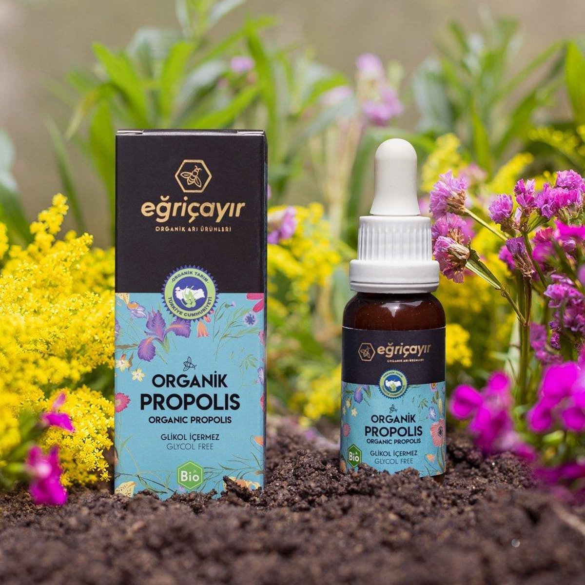 Propolis 30% zuiver vloeibaar extract - Egricayir - Zonder alcohol - Waterbasis