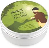 Akamuti - Green Clay / groene klei - gezichtsmasker natuurlijk - natuurlijke huidverzorging - 100g