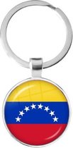Akyol - Venezuela Sleutelhanger - Venezuela - degene die van Venezuela houden - Venezuela - vakantie - Zuid-Amerika - 2,5 x 2,5 CM