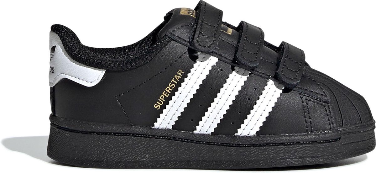 Adidas Superstar Cf I Lage sneakers - Leren Sneaker - Meisjes - Zwart - Maat  26 | bol.com