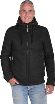BJØRNSON OSKAR Gebreid Wintervest Borgvoering Heren - Maat 2XL - Zwart