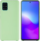 Samsung Galaxy A71 Licht groen Backcover hoesje - silicone (A715F)