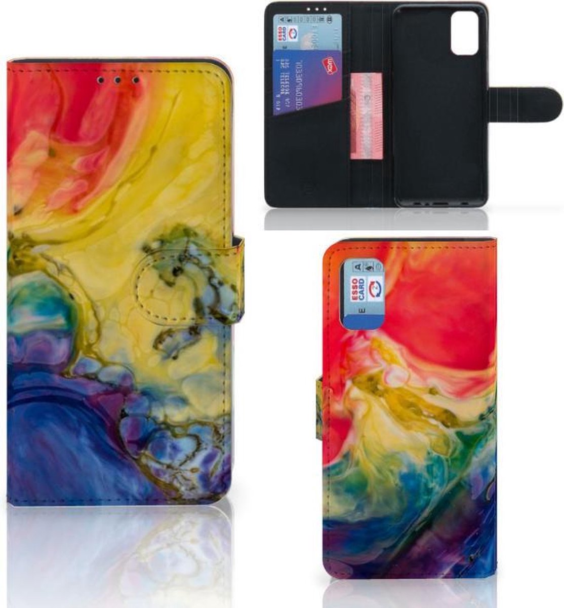 Hoesje Samsung Galaxy A41 Watercolor Dark