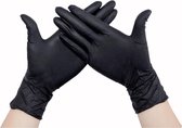 Handschoen nitril M zwart 100 stuks