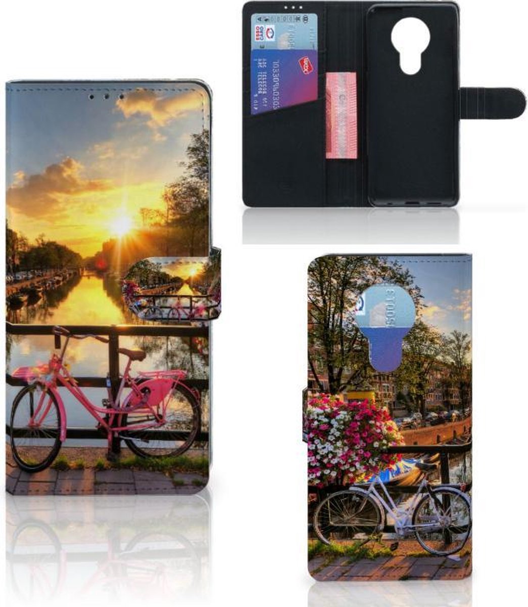 Nokia 5.3 Flip Cover Amsterdamse Grachten