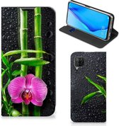 Huawei P40 Lite Wallet Bookcase cas Orchid