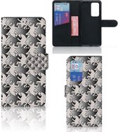 Book Wallet Case Huawei P40 Pro Smartphone Hoesje Salamander Grey