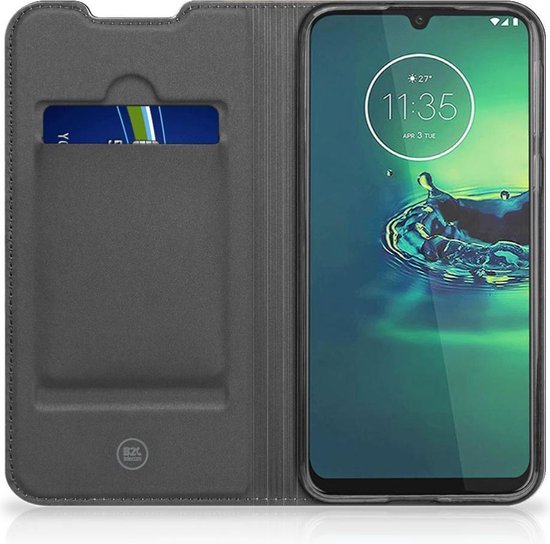 Étui Stand Motorola G8 Plus Smart Cover Case Lion