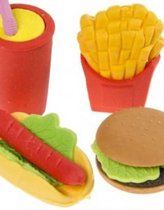 gum - hamburger - bakje friet - hotdog - milkshake - gum milkshake
