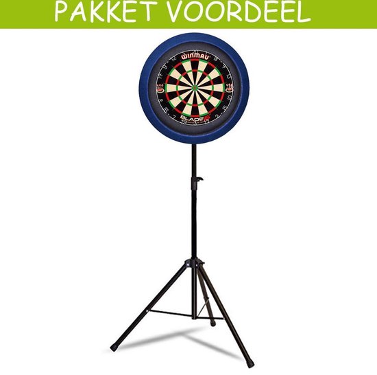 Afbeelding van het spel Mobiele Dartbaan VoordeelPakket Basic - Blade 5 -   - Dartbordverlichting Basic (Blauw)