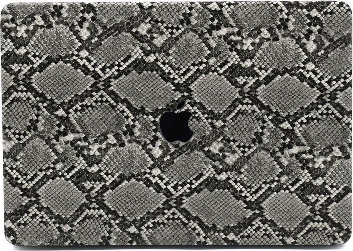 Lunso - cover hoes - MacBook Air 13 inch (2020) - Snake Pattern Grey - Model