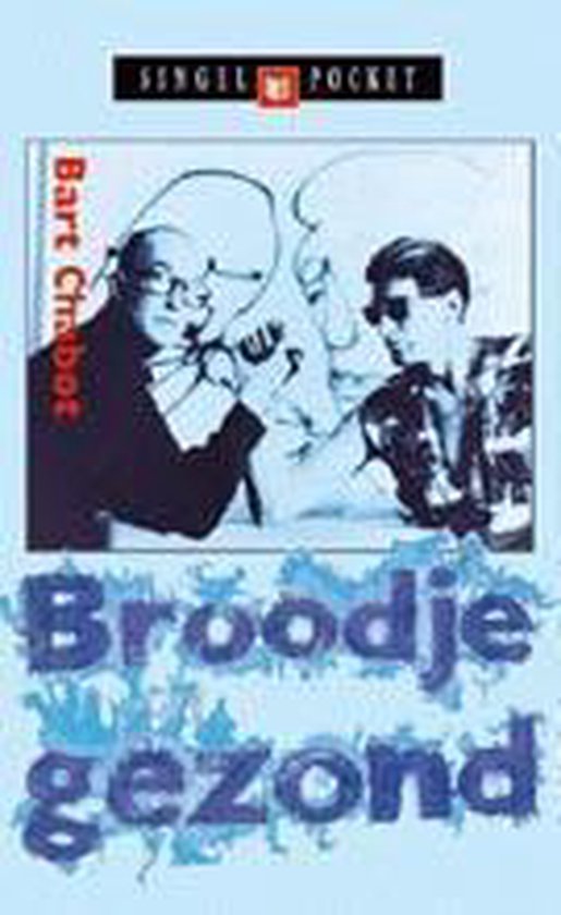 Boekcover 'Broodje Gezond' met twee mannen die armworstelen. Bart Chabot staat links.
