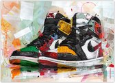 Poster - Nike Air Jordan ‘colourway - 50 X 70 Cm - Multicolor